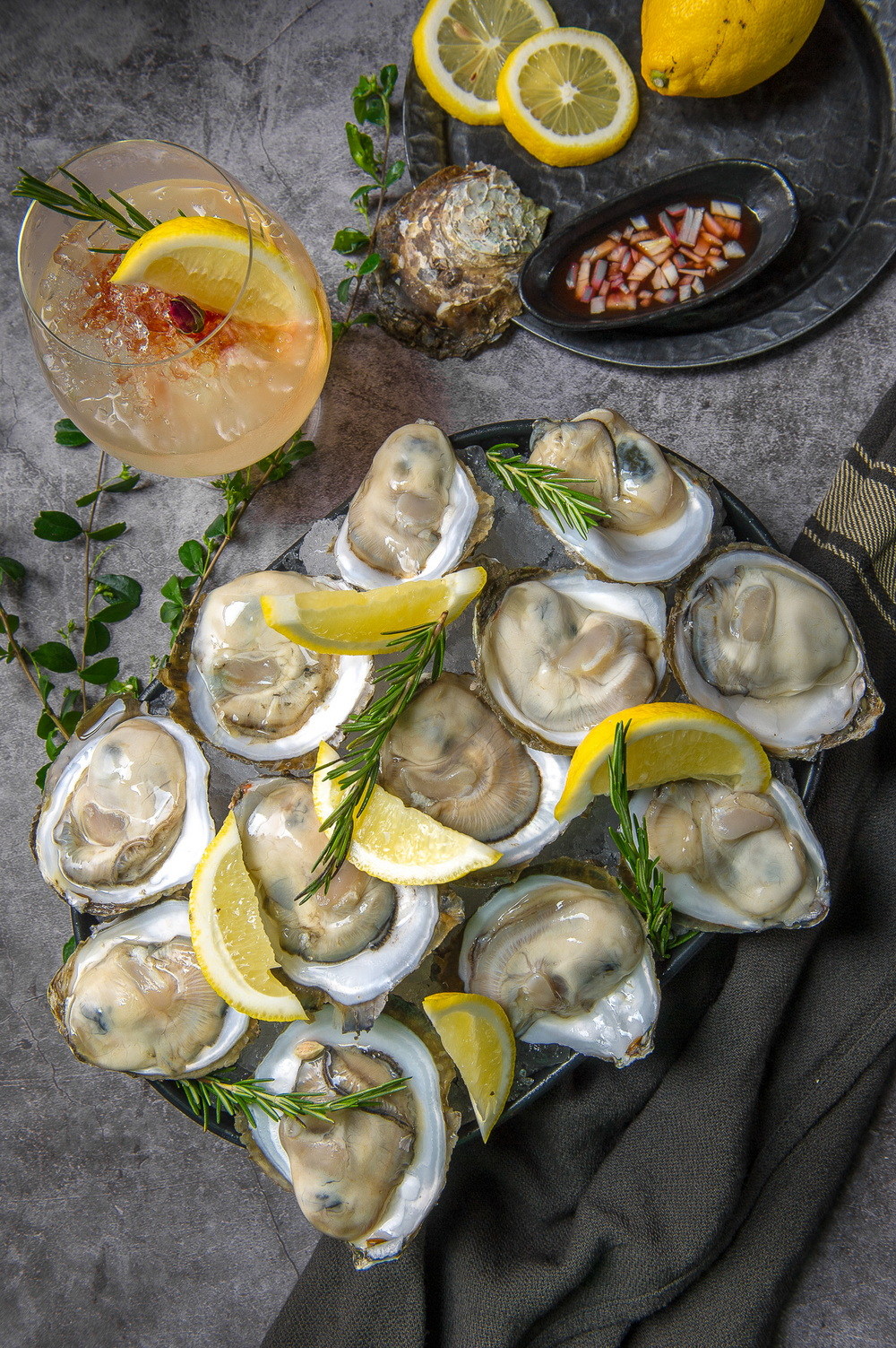 Grilled seafood